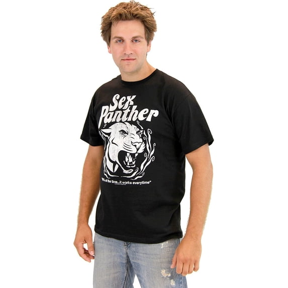 GOSMITH Sex Panther Black Adult T-Shirt 2xl