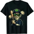 thumbnail image 1 of GOSMITH Shamrock Baseball Shirts Funny St Patricks Day T-Shirt, 1 of 3