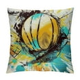 thumbnail image 1 of GOSMITH Splattered Paint on Volleyball Pattern Modern Home Sofa Decorative Throw Pillow Cover Cushion Case Multicolor, 1 of 5