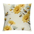 thumbnail image 1 of Leisuo Spring Pillow Cover Decorations Seasonal Summer Pillow Case Decor for Sofa Couch (Yellow), 1 of 5