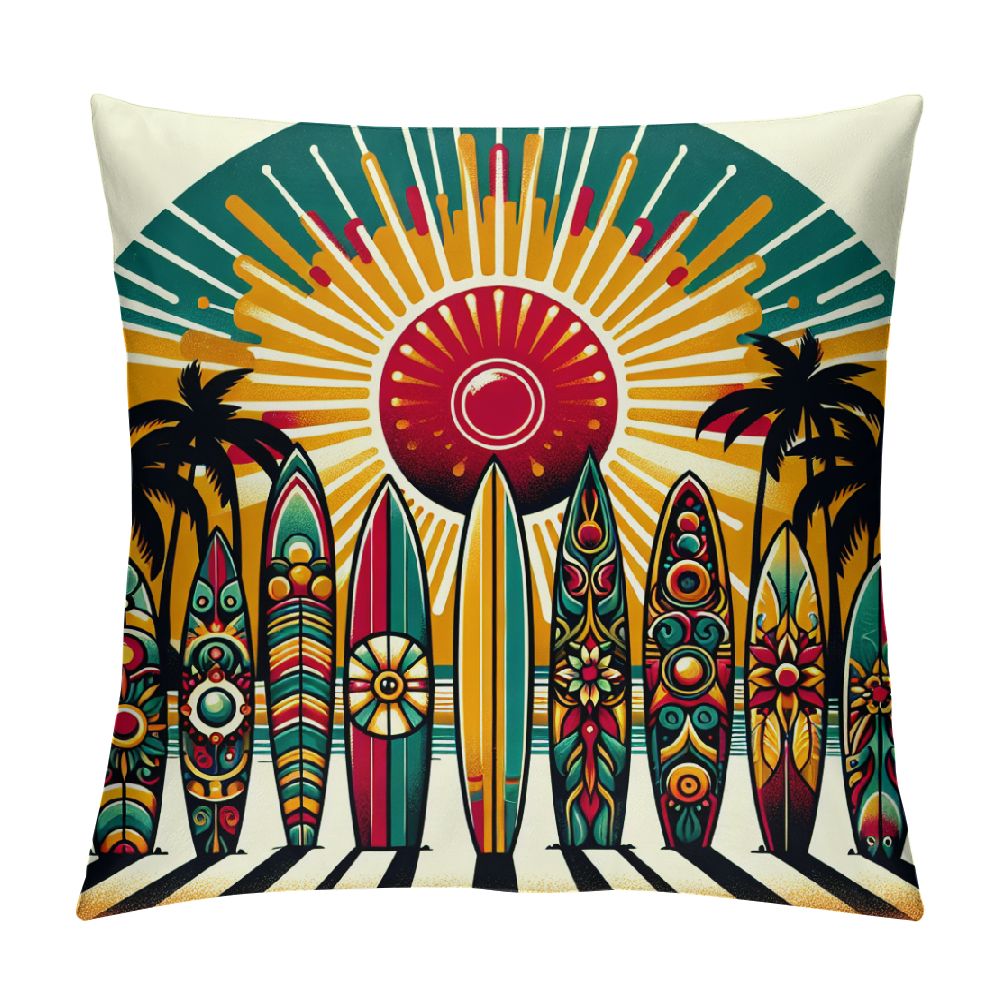 Fresh Look at Leisuo Summer Beach Decor Throw Pillow Covers Sofa Decorative Tropical