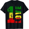 thumbnail image 1 of Leisuo T Shirt Reggae Music T-Shirt 93489-black, 1 of 3