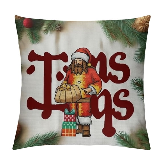 GOSMITH TUNW Jesus Christmas Decor Throw Pillows Cover, Christian Christmas Couch Pillow Covers, Christmas Jesus Decorations, Christmas Decorative Pillowcase for Home Living Room,