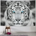 thumbnail image 1 of GOSMITH Tapestry Siberian Tiger Snow Blue Eye Tapestries Not Easy to Deform for Room Dorm Decor Painting, 1 of 6