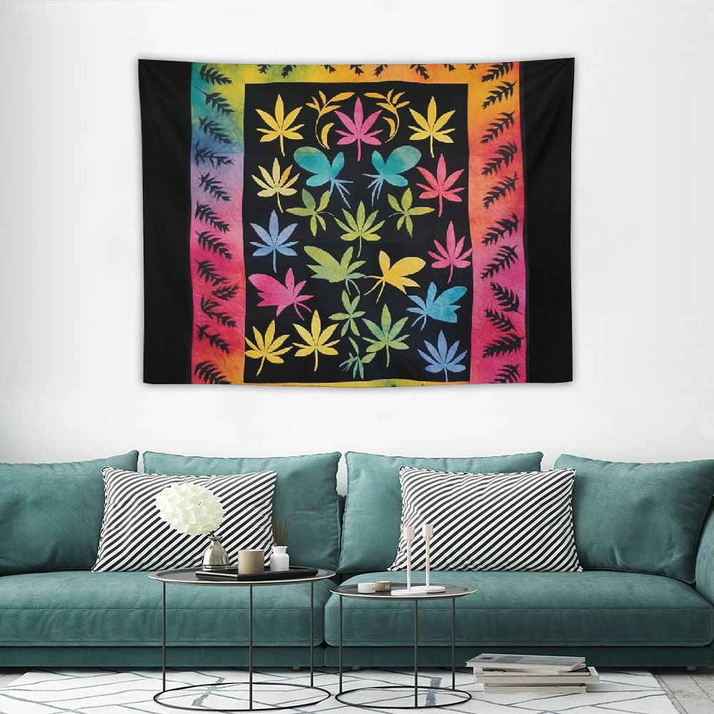 ICC Weed Tapestry Marijuana Wall Hanging Leaf Poster Cannabis Hippie Decor Pot Flag Collage Dorm Trippy Bohemian Psychedelic Small Rasta Ganja Cheap 572c7a93 0b00 4219 874c 3378c708880b.fc49868781e7eeb47de805fa1fe2c046
