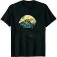 thumbnail image 1 of GOSMITH The River Is Calling Kayaker Trees & Mountain 80s Nature T-Shirt, 1 of 3