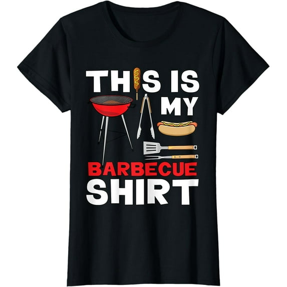 GOSMITH This Is My Barbecue Dad BBQ Expert Grill T-Shirt 158192-black