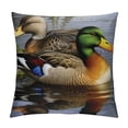 thumbnail image 1 of Leisuo Throw Pillow Cover Lover Ducks on The Water, Cushion Covers Pillowcase for Sofa Couch Bed Chair white, 1 of 5