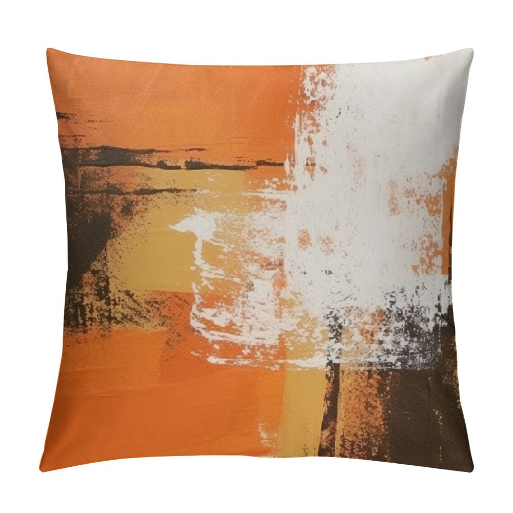GOSMITH Throw Pillow Covers, Burnt Orange Decorative Pillow Cover
