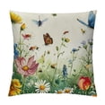 thumbnail image 1 of GOSMITH Throw Pillow Covers Decorative Summer Spring Pillow Covers Flower Butterfly Farmhouse Pillowcases for Sofa Couch Living Room Outdoor Patio, 1 of 5