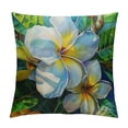 thumbnail image 1 of GOSMITH  Throw Pillow Covers Floral Home Decor Pillow Cases Living Room Decorative Cushion Couch Sofa Pillowcases Hawaiian Tropical Flowers, 1 of 5