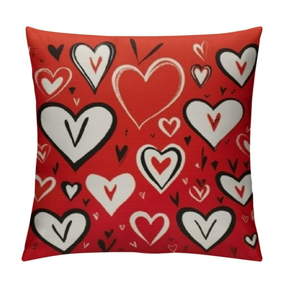 Leisuo Throw Pillow Covers, Love Wedding Cushion Case Decoration for Sofa Couch 24\x24\