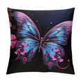 thumbnail image 1 of GOSMITH  Throw Pillow Covers Square Cushion Cover Nice Butterfly Modern Farmhouse Burlap Cushion Case Soft Pillowcase for Couch Bed Car Home Decoration, 1 of 5
