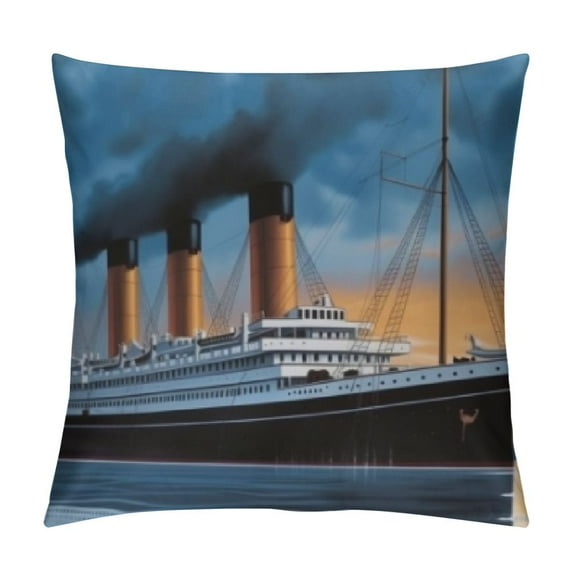 GOSMITH Titanic Pillow Covers Super Soft Pillow Cases Rectangle Decorative Throw Pillowcase