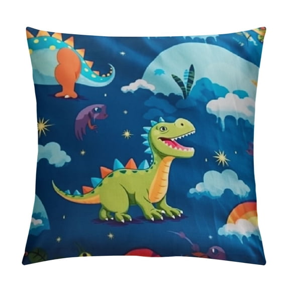 GOSMITH Toddler Pillowcases Bedding Pillow Case Cover for Child,Blue Dinosaur Pillow