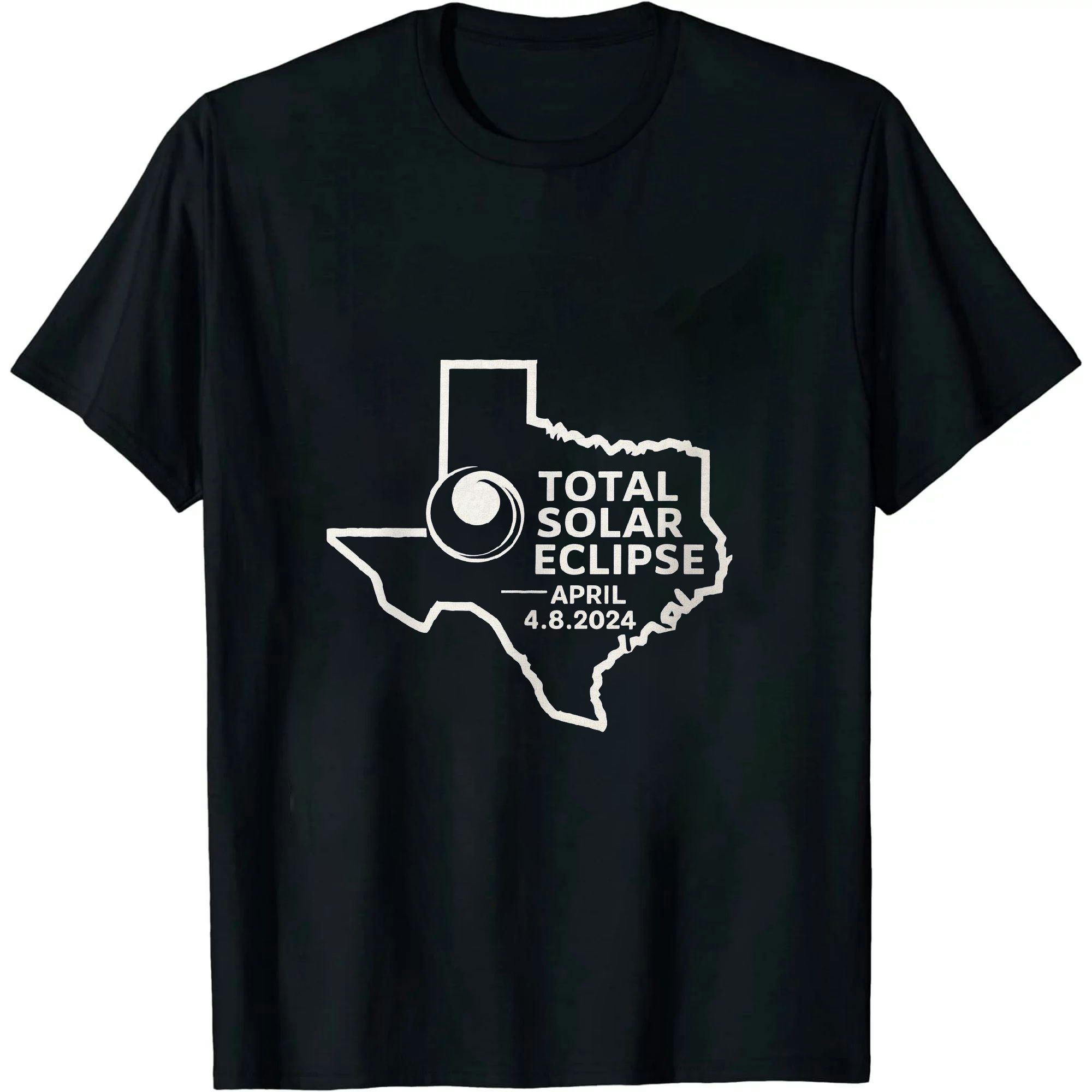 GOSMITH Total Solar Eclipse 4.08.2024 Texas T-Shirt - Walmart.com