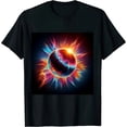 thumbnail image 1 of GOSMITH Total Solar Eclipse April 8 2024 Totality Souvenir Graphic T-Shirt, 1 of 3