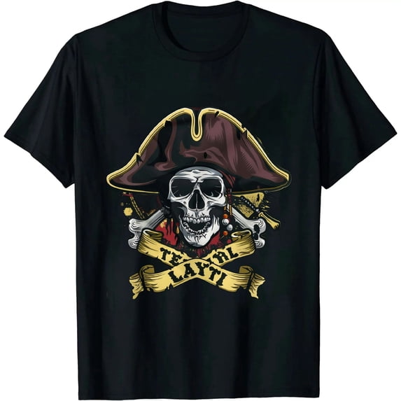 GOSMITH Treasure Hunter Pirate - Metal Detector Gold Coin Chest T-Shirt