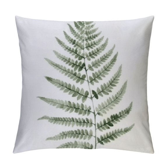 GOSMITH Tropical Green Plants Decorative Throw Pillow Covers Summer Cushion Covers Decoration Square Pillows Cases Palm Leaves Outdoor Sofa Couch Home Living Room Decor