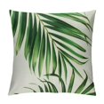 thumbnail image 1 of GOSMITH  Tropical Leaves Throw Pillow Covers Green Palm Leaf Decorative Pillow Cases Outdoor Cushion Covers for Sofa Couch Garden Home Decor, 1 of 5