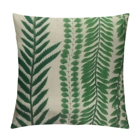 GOSMITH Tropical Palm Leaves Throw Lumbar Pillow Covers Summer Green Plants Monstera Banana Leaf Farmhouse Decorations Pillow Cases Rectangular