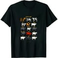 thumbnail image 1 of GOSMITH Types Of Shirt Farmer Tee Shirt Costume Cow T-Shirt black, 1 of 5
