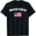 thumbnail image 1 of GOSMITH USA T-Shirt | Polyester Round Neck Short Sleeve Tee | Lightweight and Super Soft black, 1 of 3
