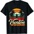 thumbnail image 1 of GOSMITH Vacation Squad Summer and Palm Trees Cool Retro Vacation T-Shirt 140140-black, 1 of 3