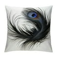 thumbnail image 1 of GOSMITH  Vintage Animal Peacock Throw Pillow Covers Green Feather Cushion Case for Outdoor Farmhouse Decorative, 1 of 5