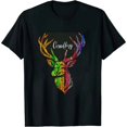 thumbnail image 1 of GOSMITH Vintage Rainbow Oh Deer I'm Queer Pride Lesbian Gay LGBTQ T-Shirt, 1 of 3