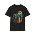 thumbnail image 1 of GOSMITH Vintage Style Three Wolf Howling at Moon Gifts T-Shirt black, 1 of 4