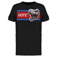 thumbnail image 1 of GOSMITH Vote With T Rex Head T-Shirt Men - Male Small, 1 of 2
