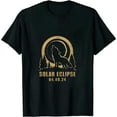 thumbnail image 1 of GOSMITH WOLF SOLAR ECLIPSE 2024- Total Solar Eclipse Wolf 04082024 T-Shirt, 1 of 3