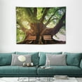 thumbnail image 1 of GOSMITH  Wall Tapestry for Bedroom Decoration Nature Forest Tapestry Tree Tapestry Landscape Tapestry Dark Green Tapestry, 1 of 7