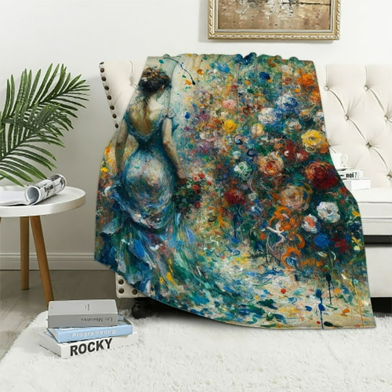GOSMITH Watercolor Birds Peacock Decorative Cushion Cover (Peacock) Excellent Hand Feel White