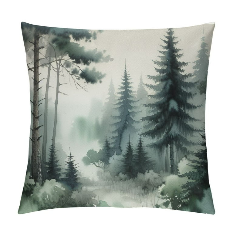 Forest green decorative pillows best sale