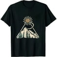 thumbnail image 1 of GOSMITH Women Hiking Mountain Shirt Nature Sunrise Pine Tree Graphic Tees Summer Casual Athletic Short Sleeve Workout Tee Tops, 1 of 3