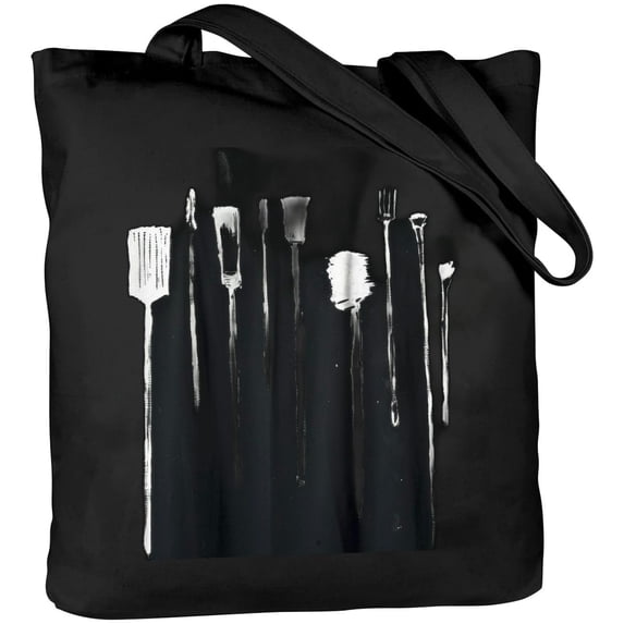 Leisuo Women's Large Capacity Shoulder Bag - Weapons Of Creation Funny Art Brush Artist Tote Bag 14.1x15.7in