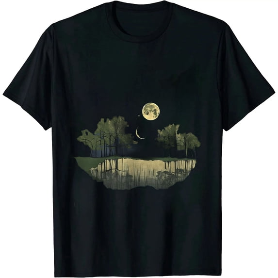 GOSMITH Women's Music Lover Cotton Tee Graphic Short Sleeve Crewneck T-Shirt, Natural Rhythm Guitar