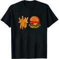 thumbnail image 1 of GOSMITH You're The Burger To My Fries Hamburger And Fries Couple T-Shirt, 1 of 3