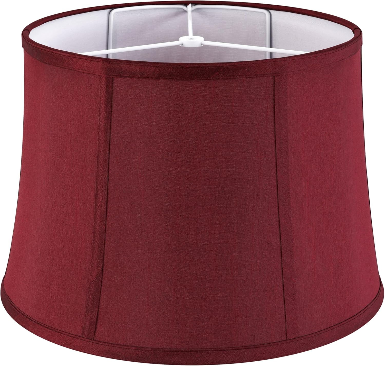 GOSO Medium Red Drum Lamp Shade for Table Lamps Floor Lamp,12x14x10