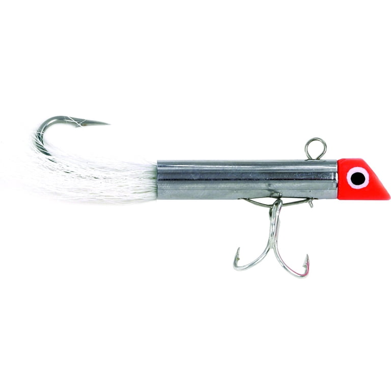 GOT-CHA G1201-WT 1200 Series Mini Plug with Bucktail 1 3/4" 5/8 oz, Hard Baits GOT-CHA G1201-WT 1200 Series Mini Plug with Bucktail 1 3/4" 5/8 oz, Hard Baits