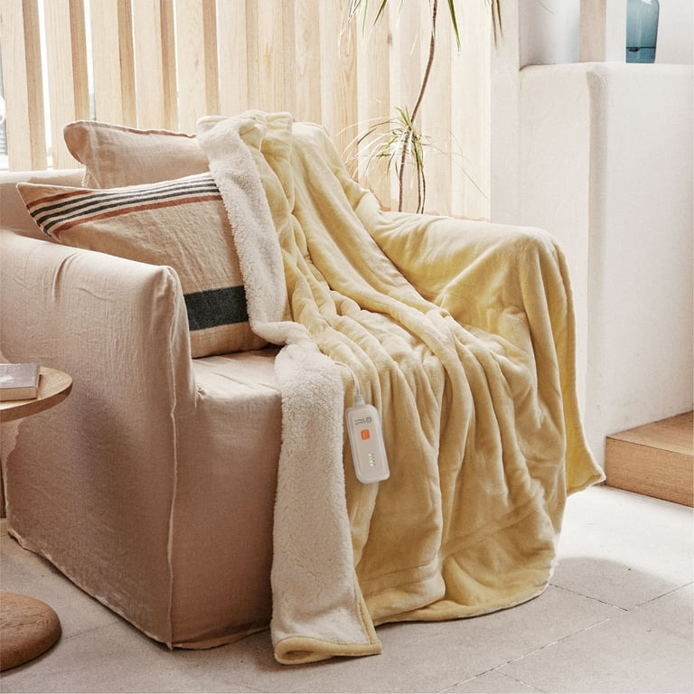 GOTCOZY Heated Blanket Electric Throw 50''X60'' with 4