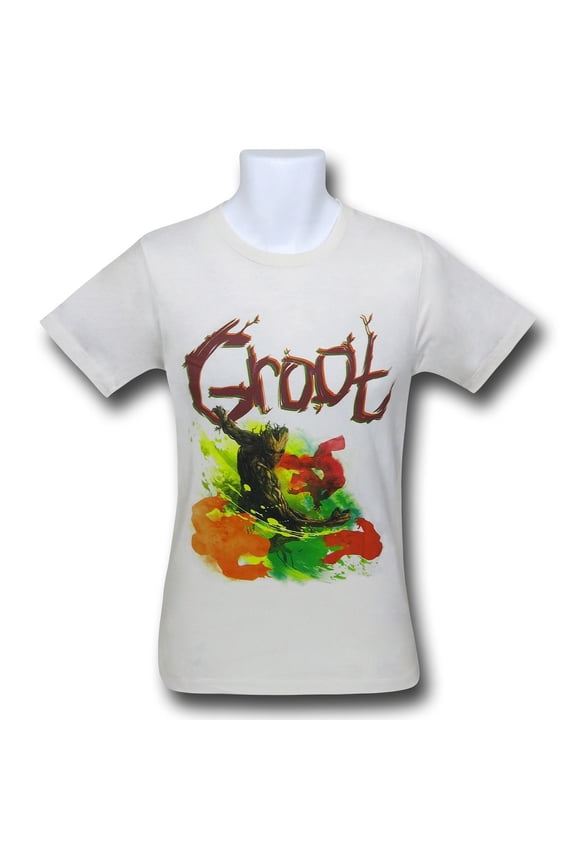 GOTG Groot on Cream 30 Single T-Shirt-Men's Medium