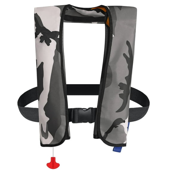 GOTGELIF Adult Automatic Inflatable Life Jacket, TPU Camouflage