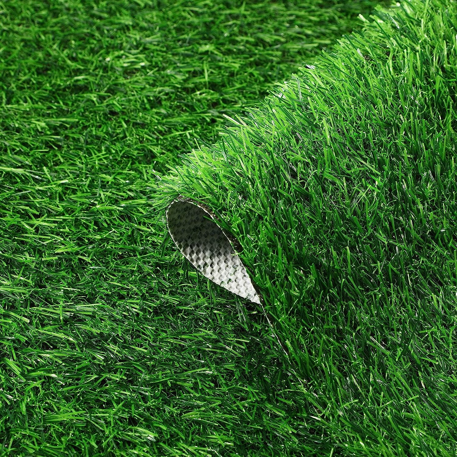 GOTGELIF Artificial Grass Rug,19.68x19.68in Realistic Turf Lawn