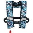 thumbnail image 1 of GOTGELIF Automatic Inflatable Life Jacket with Reflectors Safety Adult Life Jacket PFD Survival Buoyancy Life Vest for Boating Fishing Sailing Kayaking Surfing Paddling (Max Waist Size: 50''), 1 of 10