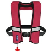 GOTGELIF Automatic Inflatable Life Jacket with Reflectors Safety Adult Life Jacket PFD Survival Buoyancy Life Vest for Boating Fishing Sailing Kayaking Surfing Paddling Max Waist Size 50