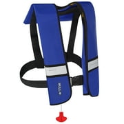 GOTGELIF Automatic Inflatable Life Jacket with Reflectors Safety Adult Life Jacket PFD Survival Buoyancy Life Vest for Boating Fishing Sailing Kayaking Surfing Paddling (Max Waist Size: 50'')