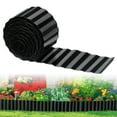 thumbnail image 1 of GOTGELIF Metal Landscape Edging 6Inch x 20FT/40FT Corrugated Garden Edging for Landscaping Black Garden Fence Edging for Flower Bed, Lawn, Yard, 1 of 9